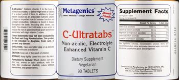 Metagenics C-Ultratabs - supplement