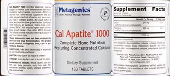 Metagenics Cal Apatite 1000 - supplement