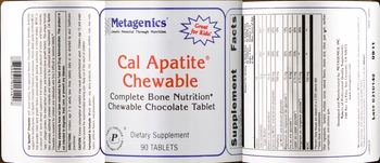 Metagenics Cal Apatite Chewable - supplement