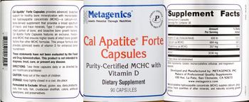 Metagenics Cal Apatite Forte Capsules - supplement