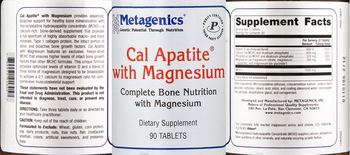 Metagenics Cal Apatite with Magnesium - supplement