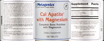 Metagenics Cal Apatite with Magnesium - supplement