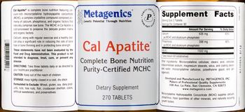 Metagenics Cal Apatite - supplement