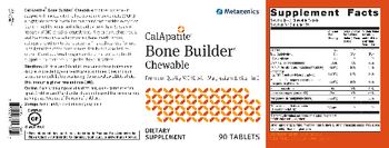 Metagenics CalApatite Bone Builder Chewable - supplement