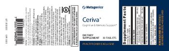 Metagenics Ceriva - supplement
