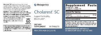 Metagenics Cholarest SC - supplement