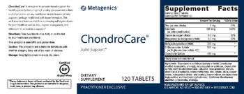 Metagenics ChondroCare - supplement