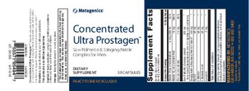 Metagenics Concentrated Ultra Prostagen - supplement