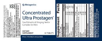 Metagenics Concentrated Ultra Prostagen - supplement