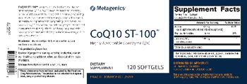 Metagenics CoQ10 ST-100 - supplement