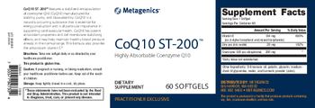 Metagenics CoQ10 ST-200 - supplement