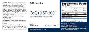 Metagenics CoQ10 ST-200 - supplement