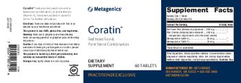 Metagenics Coratin - supplement