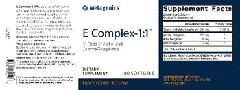 Metagenics E Complex-1:1 - supplement