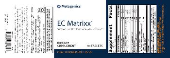 Metagenics EC Matrixx - supplement