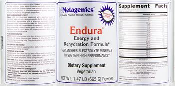 Metagenics Endura Lemon-Lime Flavor - supplement