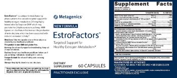 Metagenics EstroFactors - supplement