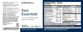 Metagenics Fem Essentials - supplement