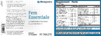 Metagenics Fem Essentials - supplement