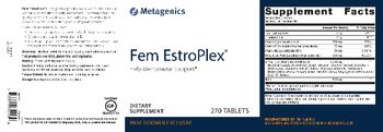 Metagenics Fem EstroPlex - supplement