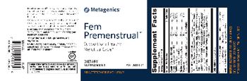 Metagenics Fem Premenstrual - supplement