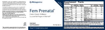 Metagenics Fem Prenatal - supplement