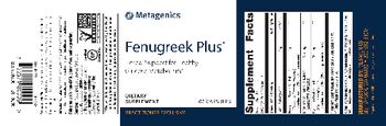 Metagenics Fenugreek Plus - supplement