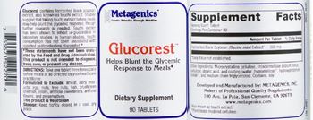 Metagenics Glucorest - supplement