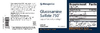 Metagenics Glucosamine Sulfate 750 - supplement