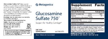 Metagenics Glucosamine Sulfate 750 - supplement