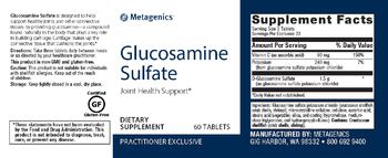 Metagenics Glucosamine Sulfate - supplement