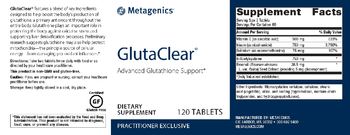 Metagenics GlutaClear - supplement