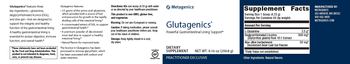 Metagenics Glutagenics - supplement