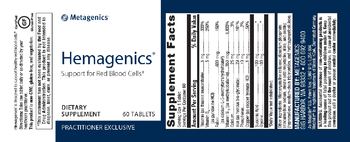 Metagenics Hemagenics - supplement