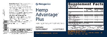 Metagenics Hemp Advantage Plus - supplement