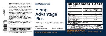 Metagenics Hemp Advantage Plus - supplement