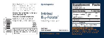 Metagenics Intrinsi B12-Folate - supplement