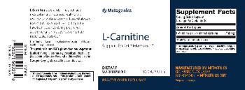 Metagenics L-Carnitine - supplement