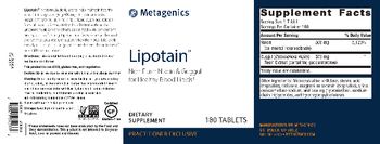 Metagenics Lipotain - supplement