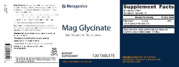 Metagenics Mag Glycinate - supplement