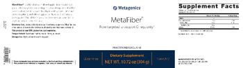 Metagenics MetaFiber - supplement
