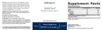 Metagenics MetaFiber - supplement