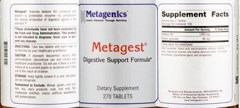 Metagenics Metagest - supplement
