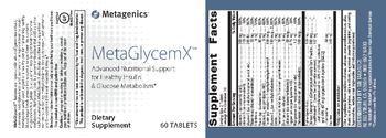 Metagenics MetaGlycemX - supplement