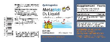 Metagenics MetaKids D3 Liquid - supplement