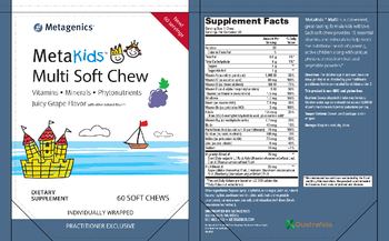 Metagenics MetaKids Multi Soft Chew Juicy Grape Flavor - supplement