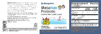 Metagenics MetaKids Probiotic - probiotic supplement