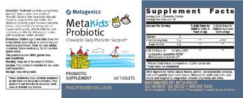 Metagenics MetaKids Probiotic - probiotic supplement