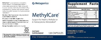 Metagenics MethylCare - supplement