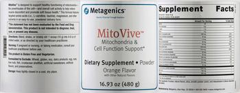 Metagenics Mito Vive Orange Flavor - supplement